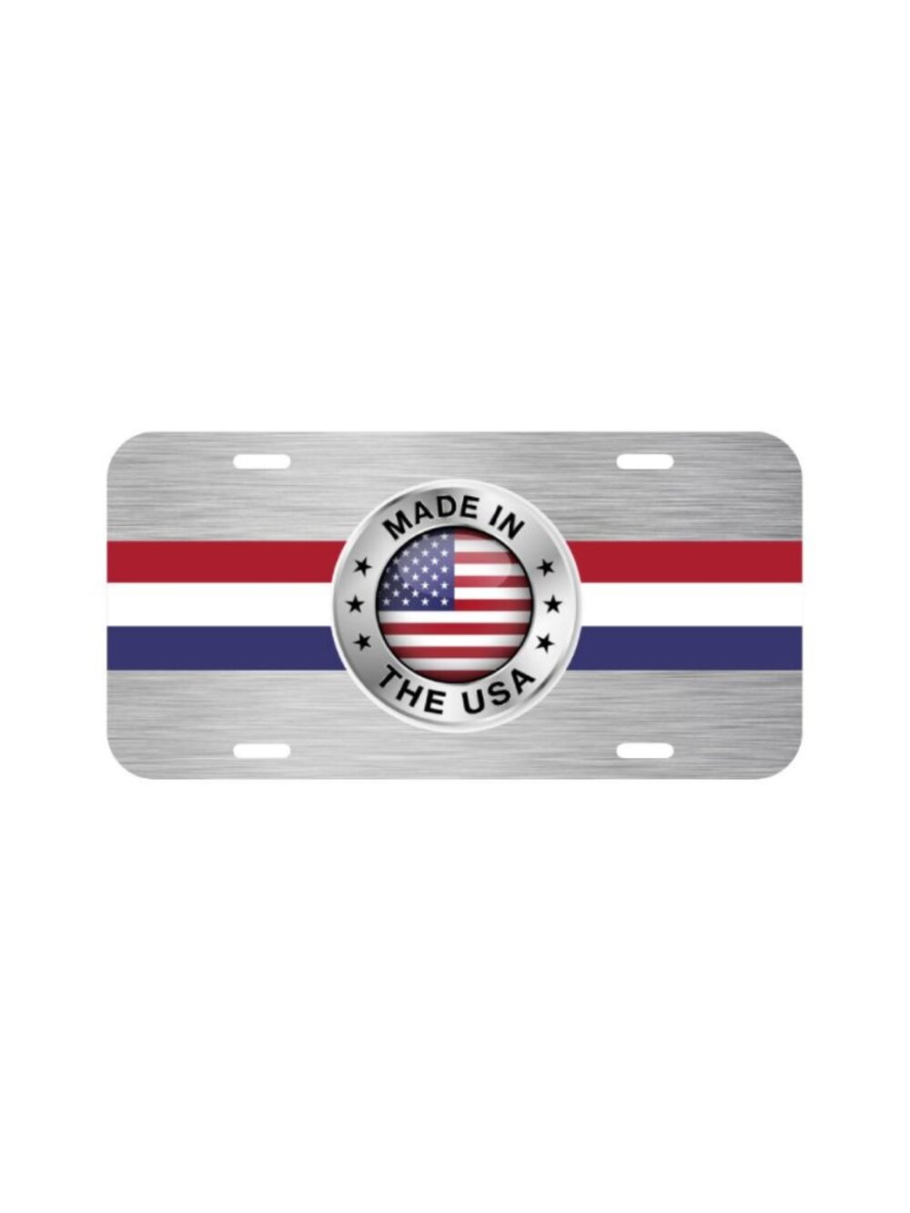 NEW Made In USA American Flag US Product Plate CAR SUV Truck